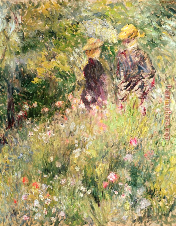 Pierre Auguste Renoir The Garden of Roses